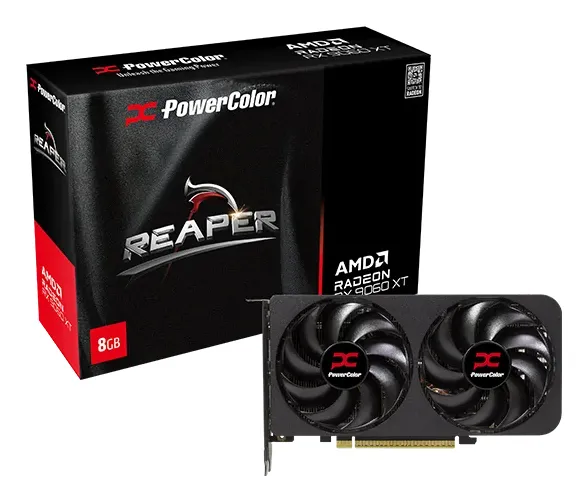 Powercolor Radeon RX 9060 XT Reaper 8 GB - grafikkort