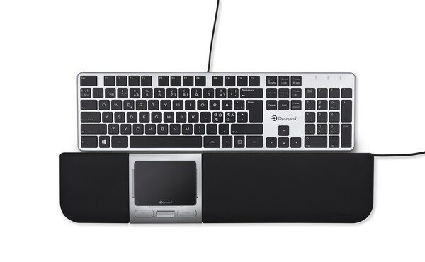 Optapad Extended - rollermouse + Keyboard