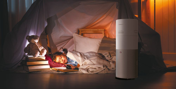Hoover H-Purifier 700 -ilmanpuhdistin-kostutin, vaalea