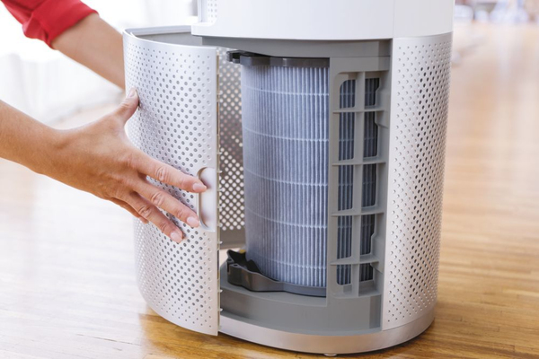 Hoover H-Purifier 700 -ilmanpuhdistin-kostutin, vaalea