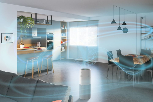 Hoover H-Purifier 700 -ilmanpuhdistin-kostutin, vaalea