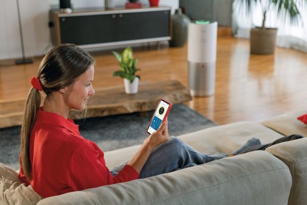 Hoover H-Purifier 700 - luftrenare och luftfuktare, ljus