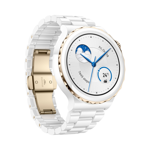 Huawei Watch GT 3 Pro Ceramic 4G 43mm Smartwatch, White