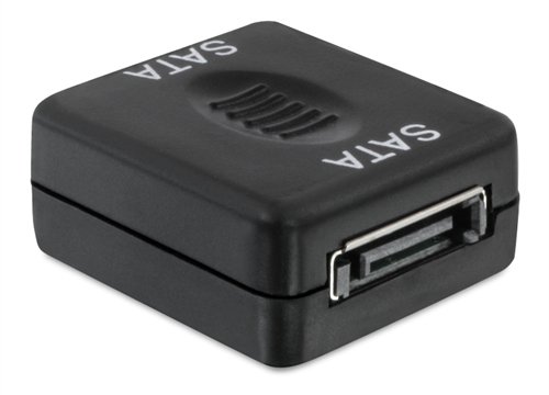 DeLOCK K&ouml;ntbytare/skravdon, SATA till SATA, hona till hona