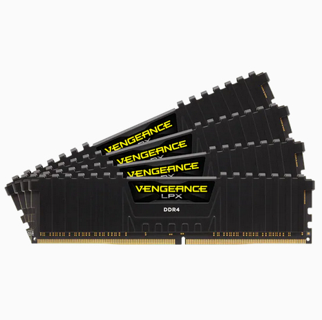 Corsair Vengeance LPX 64 Gt (4 x 16 Gt) DDR4 4000 MHz, CL18, black Corsair Vengeance LPX 64 Gt (4 x 16 Gt) DDR4 4000 MHz, CL18, black