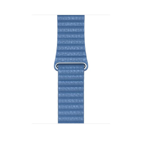 Apple Watch 44mm Cornflower Leather Loop - Medium