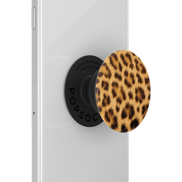 POPSOCKETS Cheetah Chic Avtagbart Grip med St&auml;llfunktion