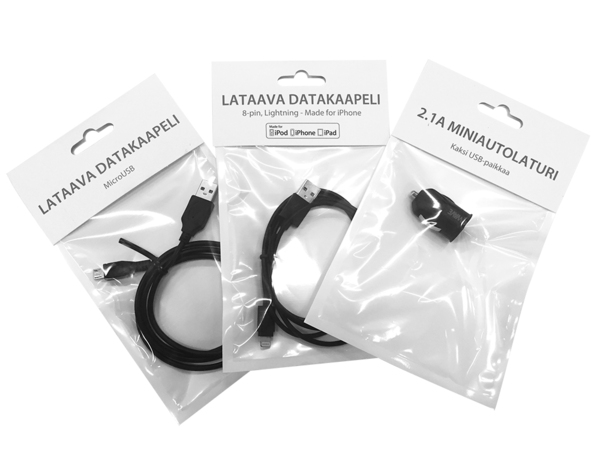 LATAAVA DATAKAAPELI, MICROUSB, 1M, MUSTA