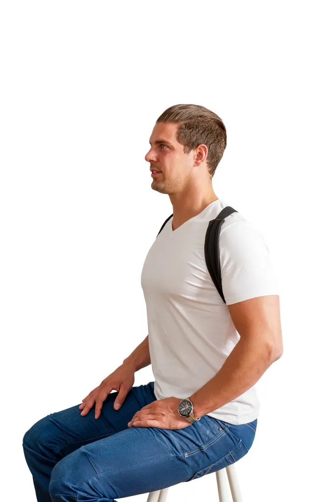 SWEDISH POSTURE Shoulder Brace Classic M-L Black