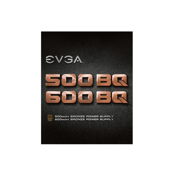 EVGA BQ 500W - Power supply, 80 Plus Bronze