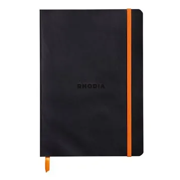 Rhodiarama soft A5 black dot ivory Rhodiarama soft A5 black dot ivory