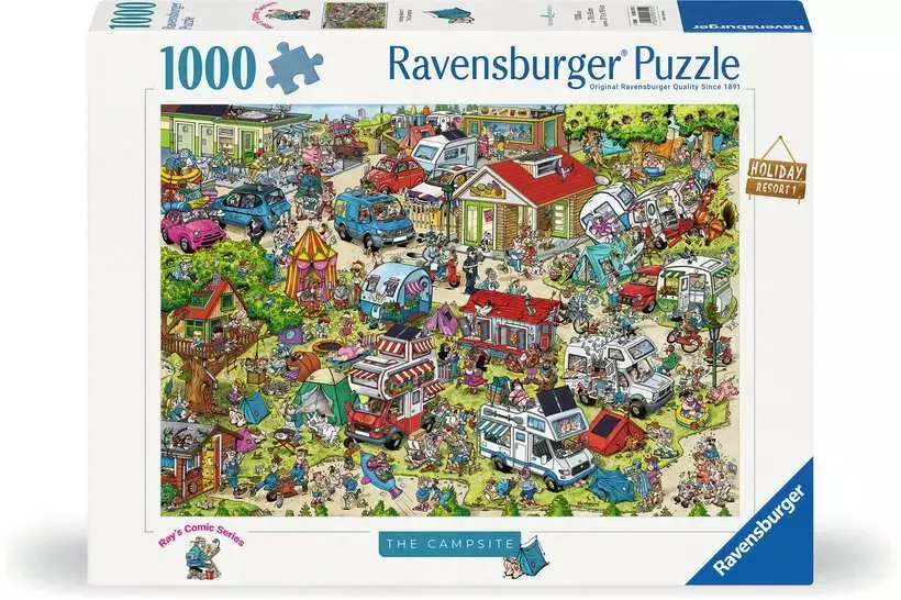 Ravensburger The Campsite -palapeli, 1000 palaa