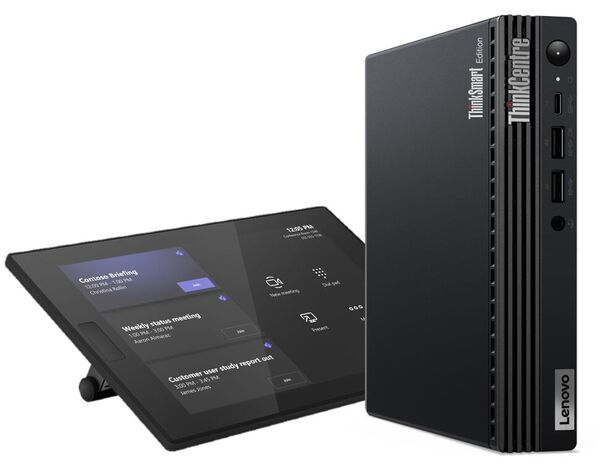 Lenovo ThinkSmart Tiny Kit i3-13100T, 16GB, 256GB, Win 11 IoT Enterprise Mini PC, Raven black