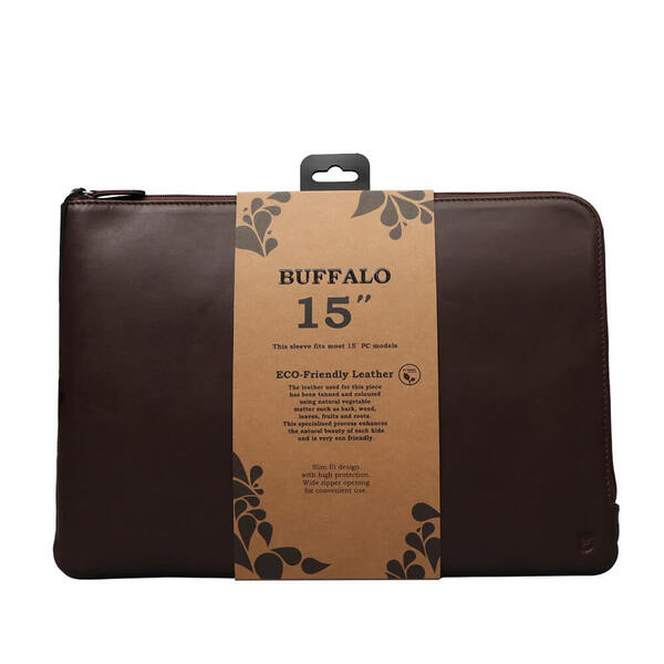 Buffalo Sleeve - sleeve, brown, 15"