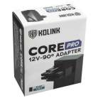 Kolink Core Pro 12V-2x6 90degree adapter - Type 2, black