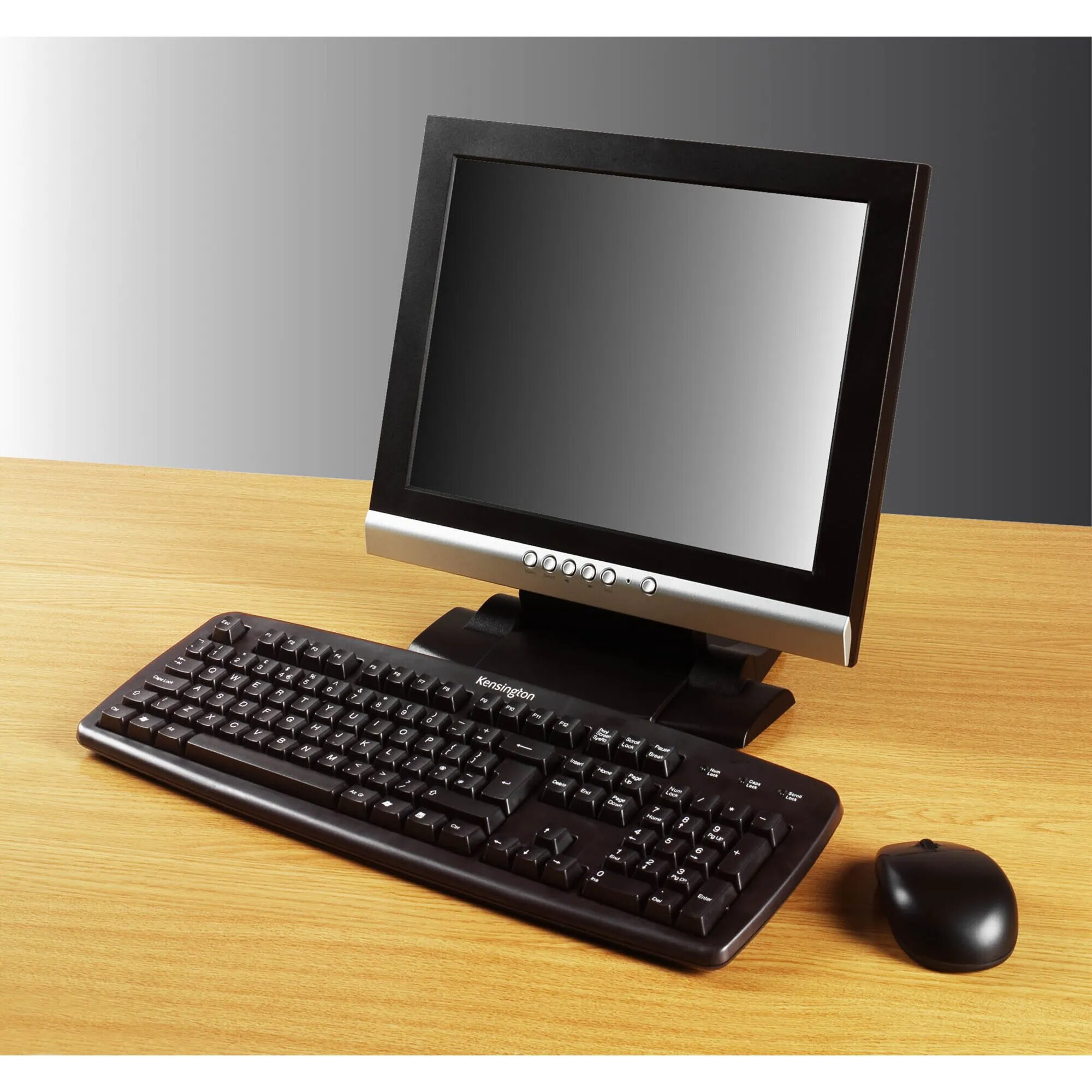 Kensington ValuKeyboard -ergonominen n&auml;pp&auml;imist&ouml;, musta