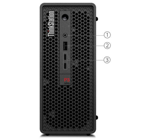 Lenovo ThinkStation P3 Ultra G2 Intel Core Ultra 7 270K Plus, 32 Gt, 1 Tt, NVIDIA RTX A1000 8GB, Win 11 Pro -ty&ouml;asema, pienikotelo, musta