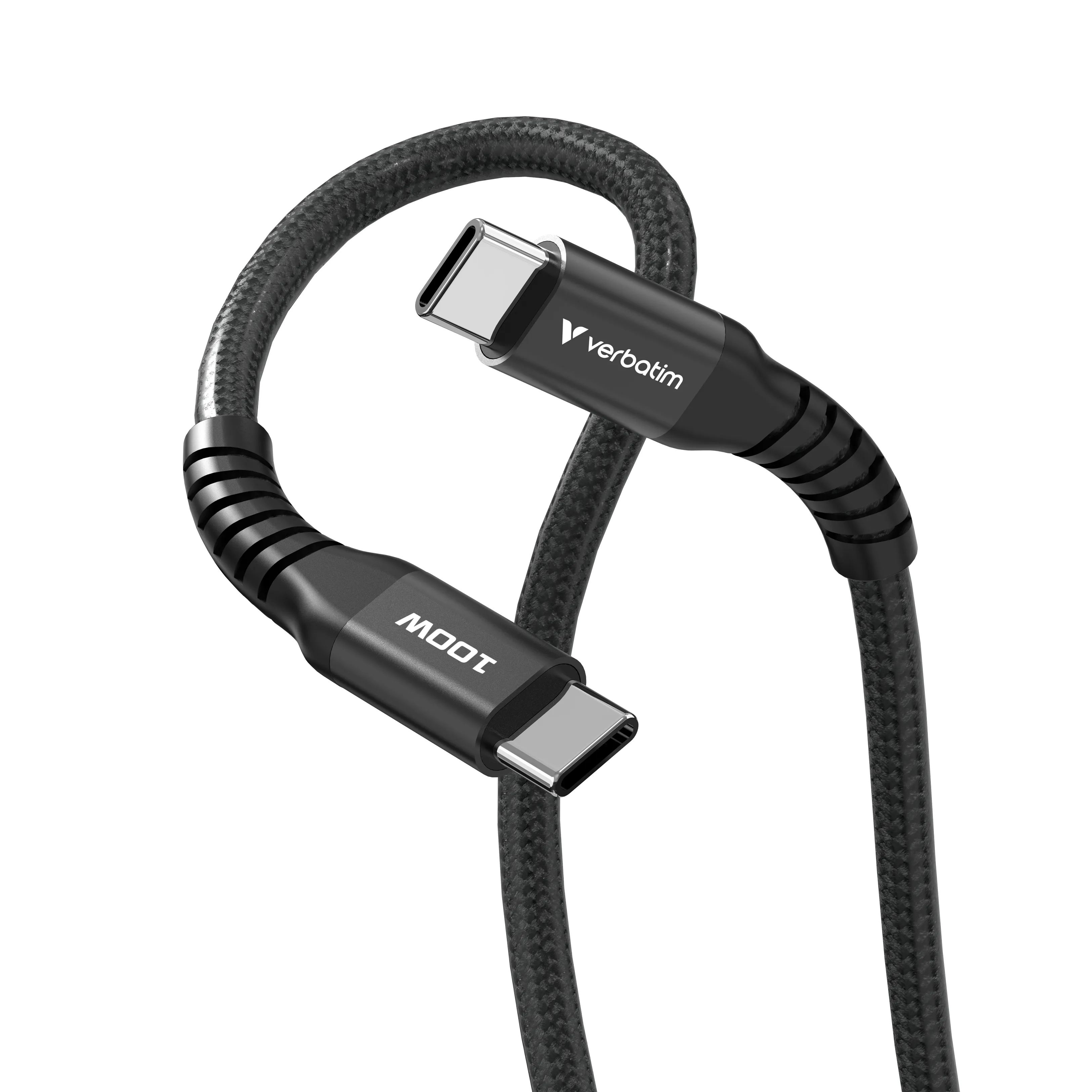 Verbatim Sync &amp; Charge Magnetic USB-C cable, 100W, 1.2 m, Black
