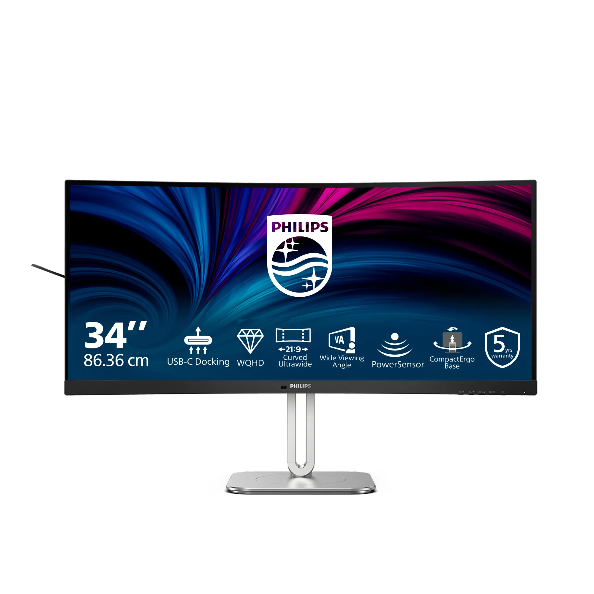 Philips 34B2U5600C 34" UWQHD, VA - curved monitor