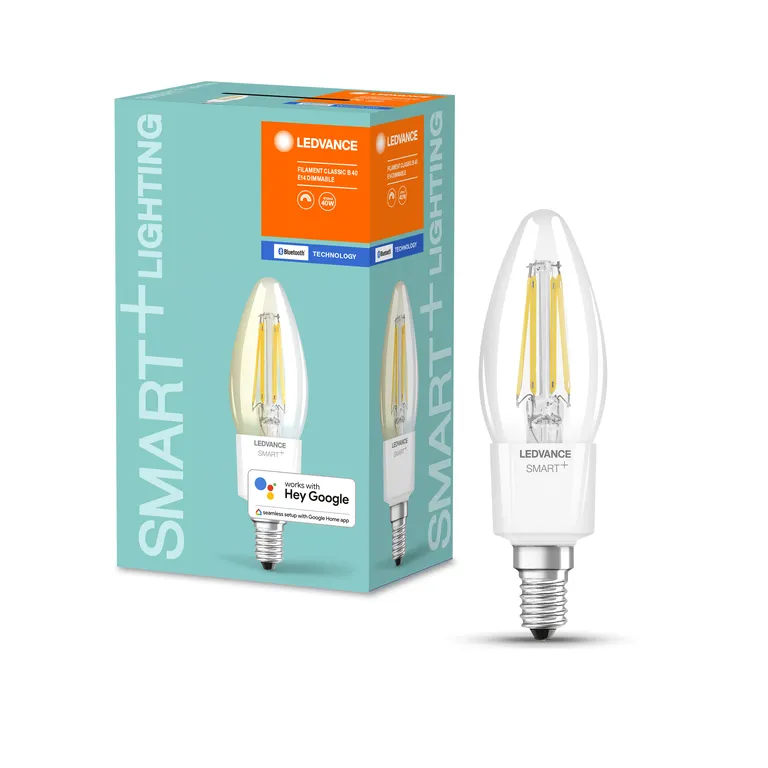 Ledvance SMART+ candle 40W/827 clear E14 Bluetooth - C