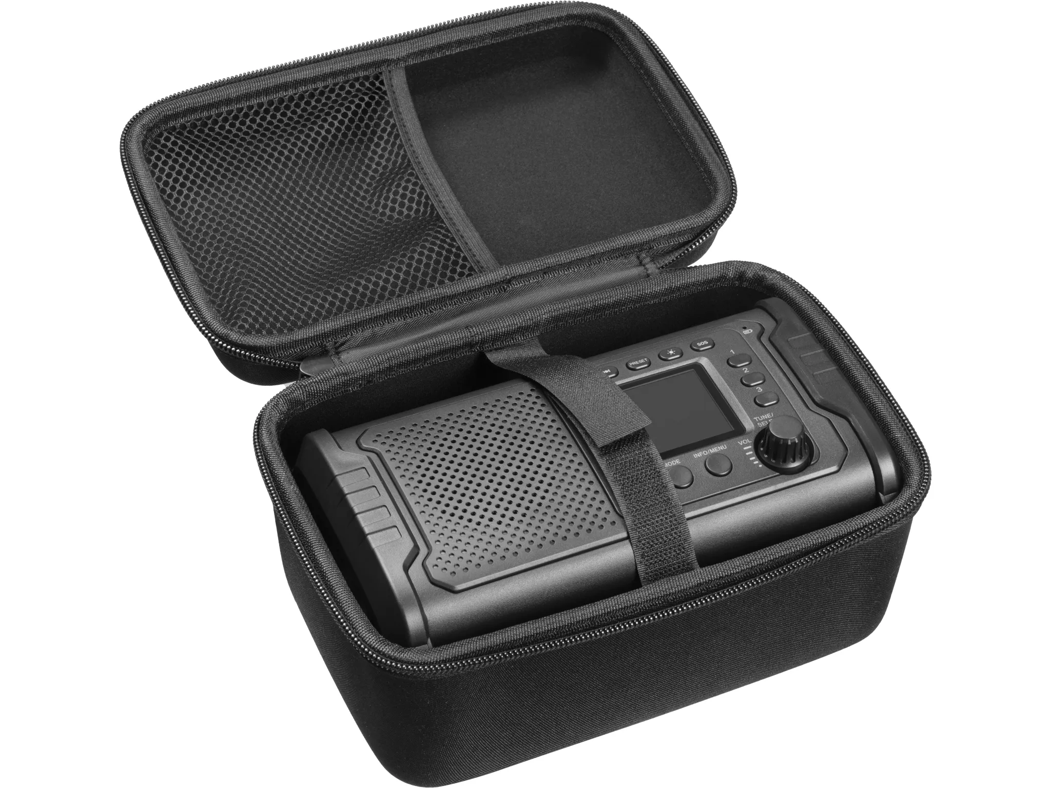 Sandberg Survivor DAB Radio All-in-1, 20000 mAh - emergency radio, Black