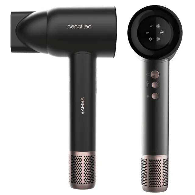 CECOTEC Bamba IoniCare Rockstar Nano IonTech 1600W Hair Dryer, Black