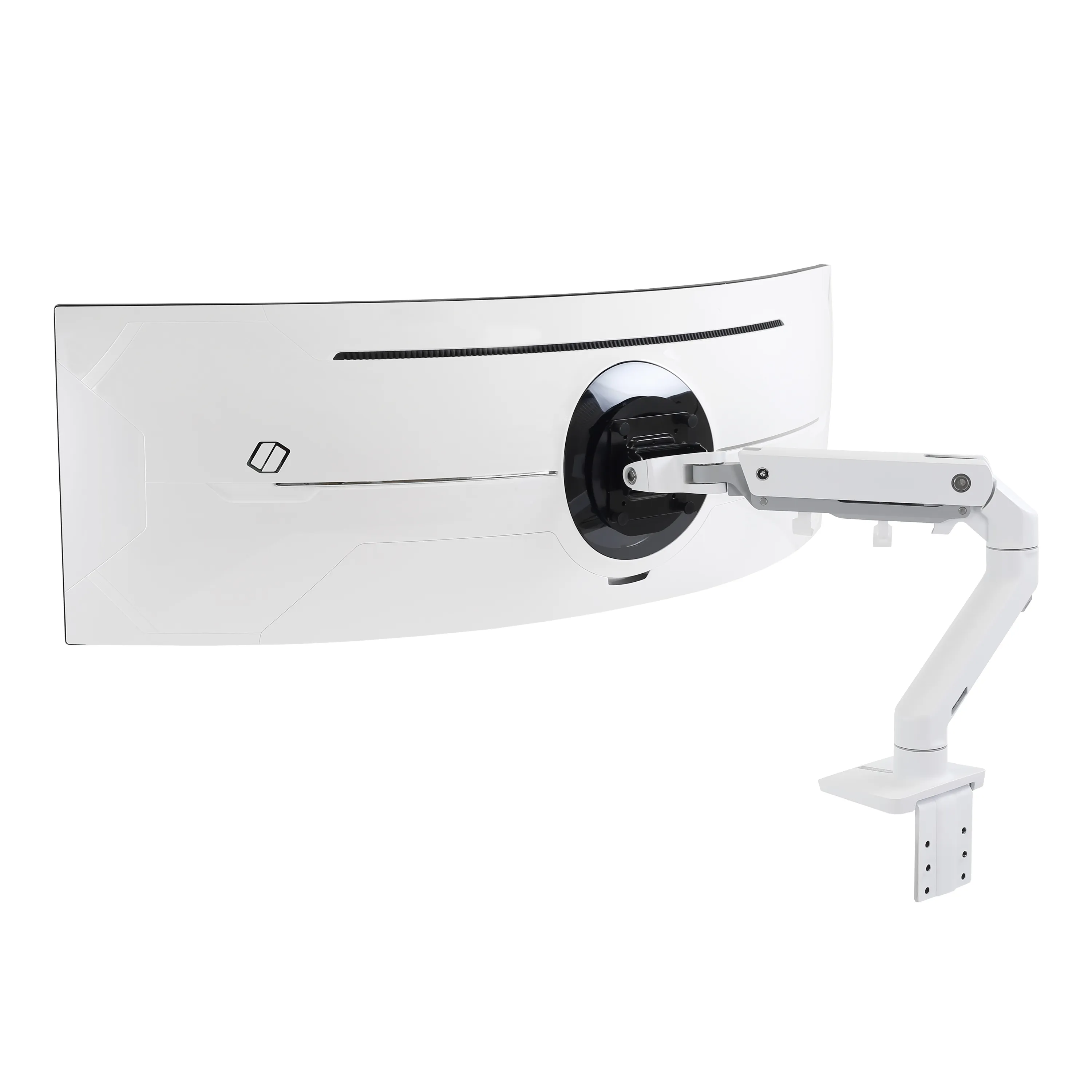 ERGOTRON HX monitor arm with HD monitor joint in white
