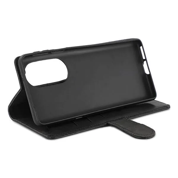 GEAR Wallet, Moto Edge 30 Ultra -lompakkokotelo, Musta