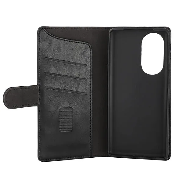 GEAR Wallet, Moto Edge 30 Ultra -lompakkokotelo, Musta