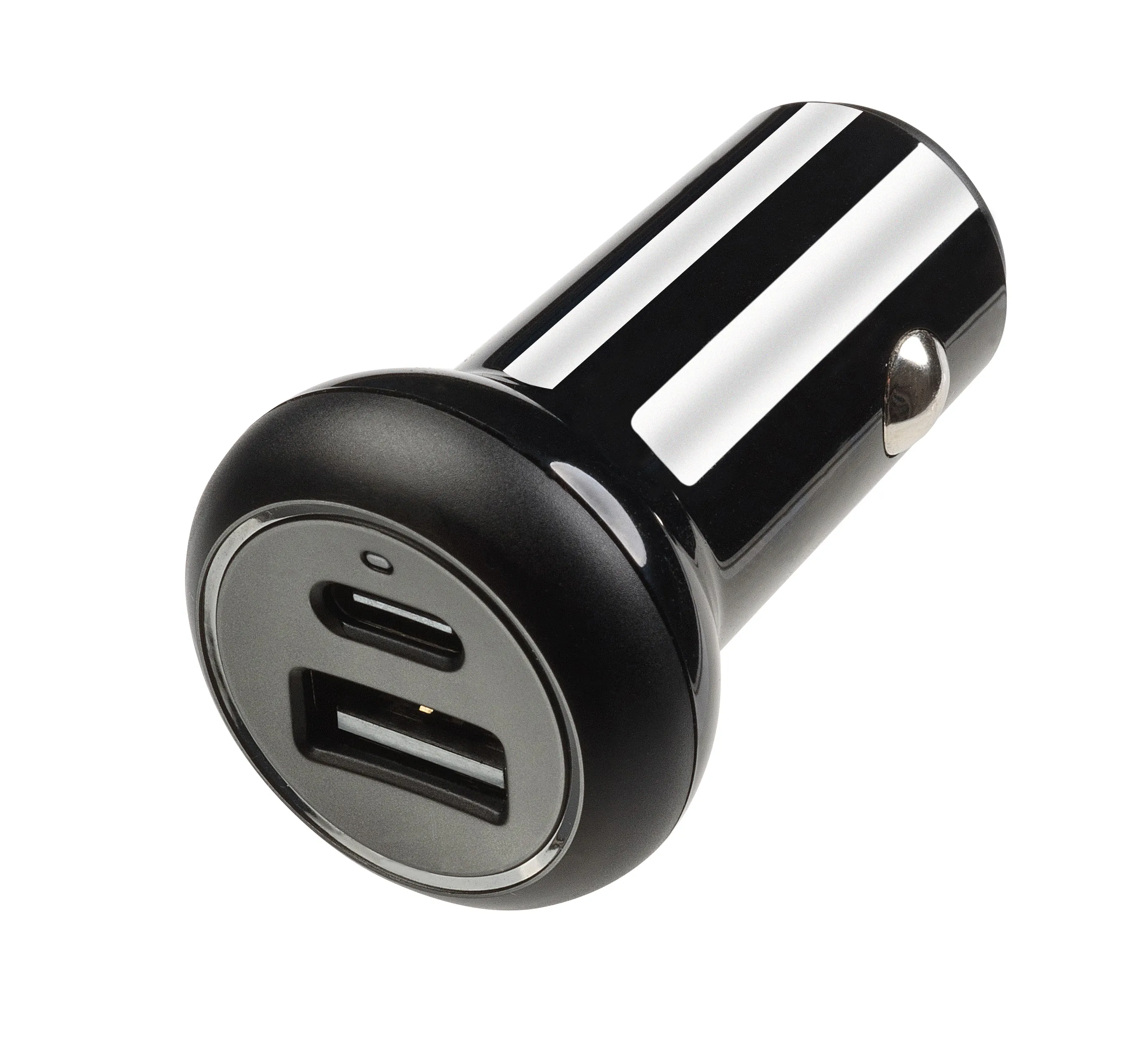 VIVANCO 1xUSB-C PD / USB-A 2x24W - car charger, black