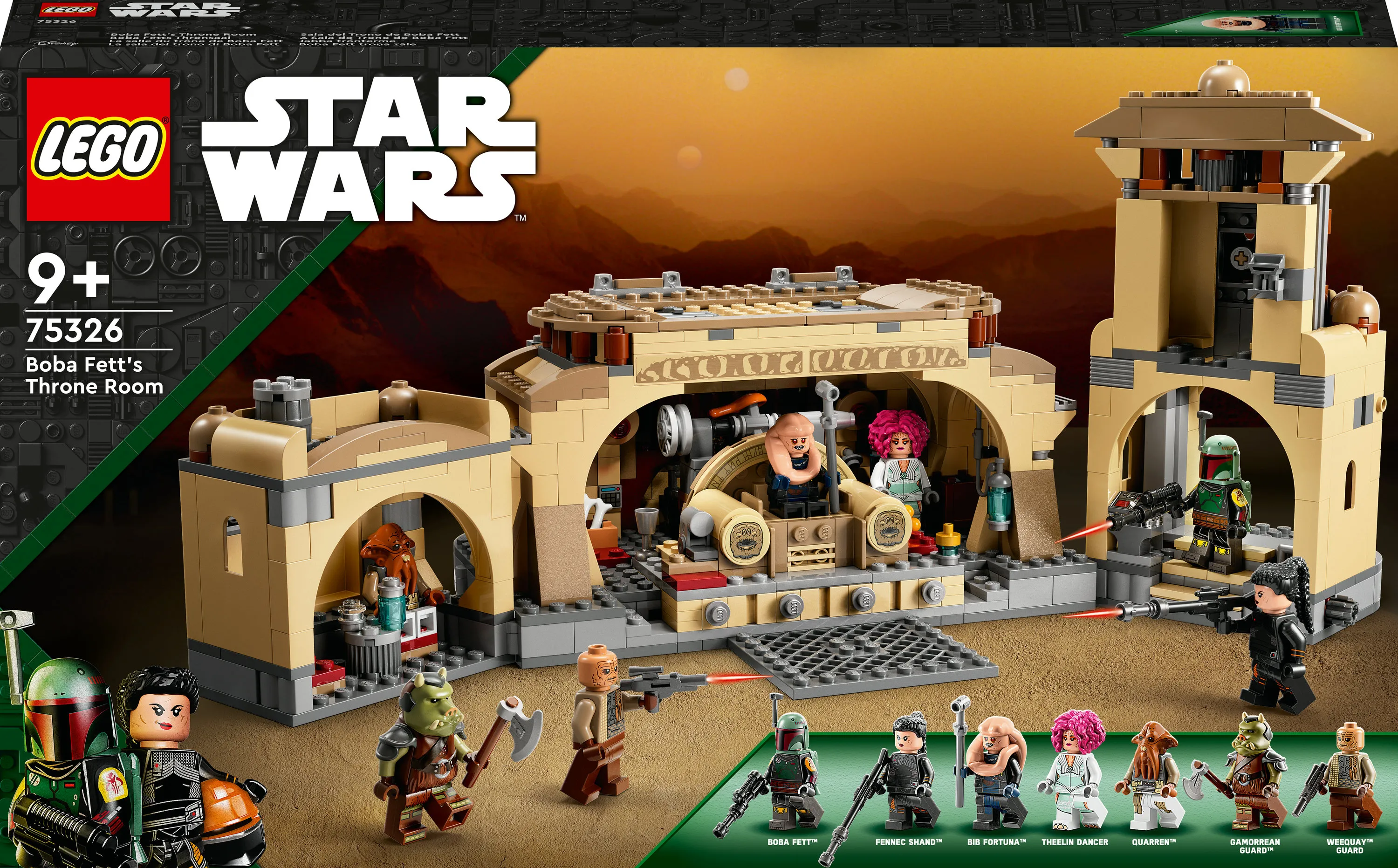 Lego Star Wars -Boba Fettin valtaistuinsali 75326