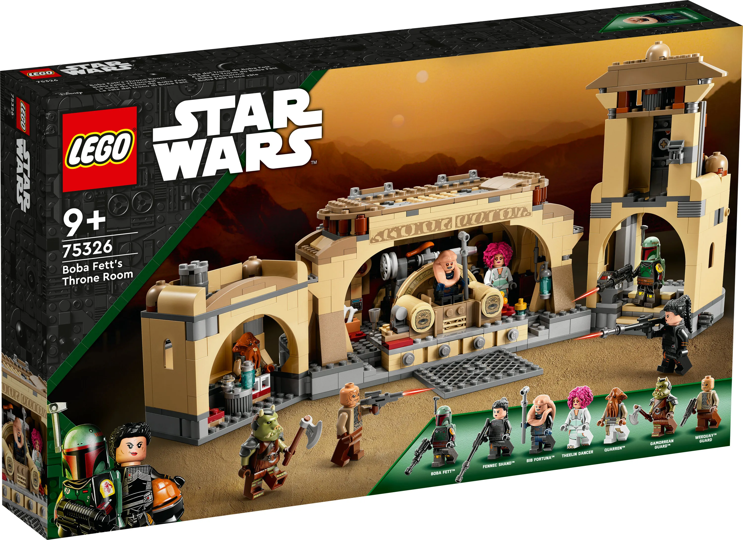 Lego Star Wars -Boba Fettin valtaistuinsali 75326