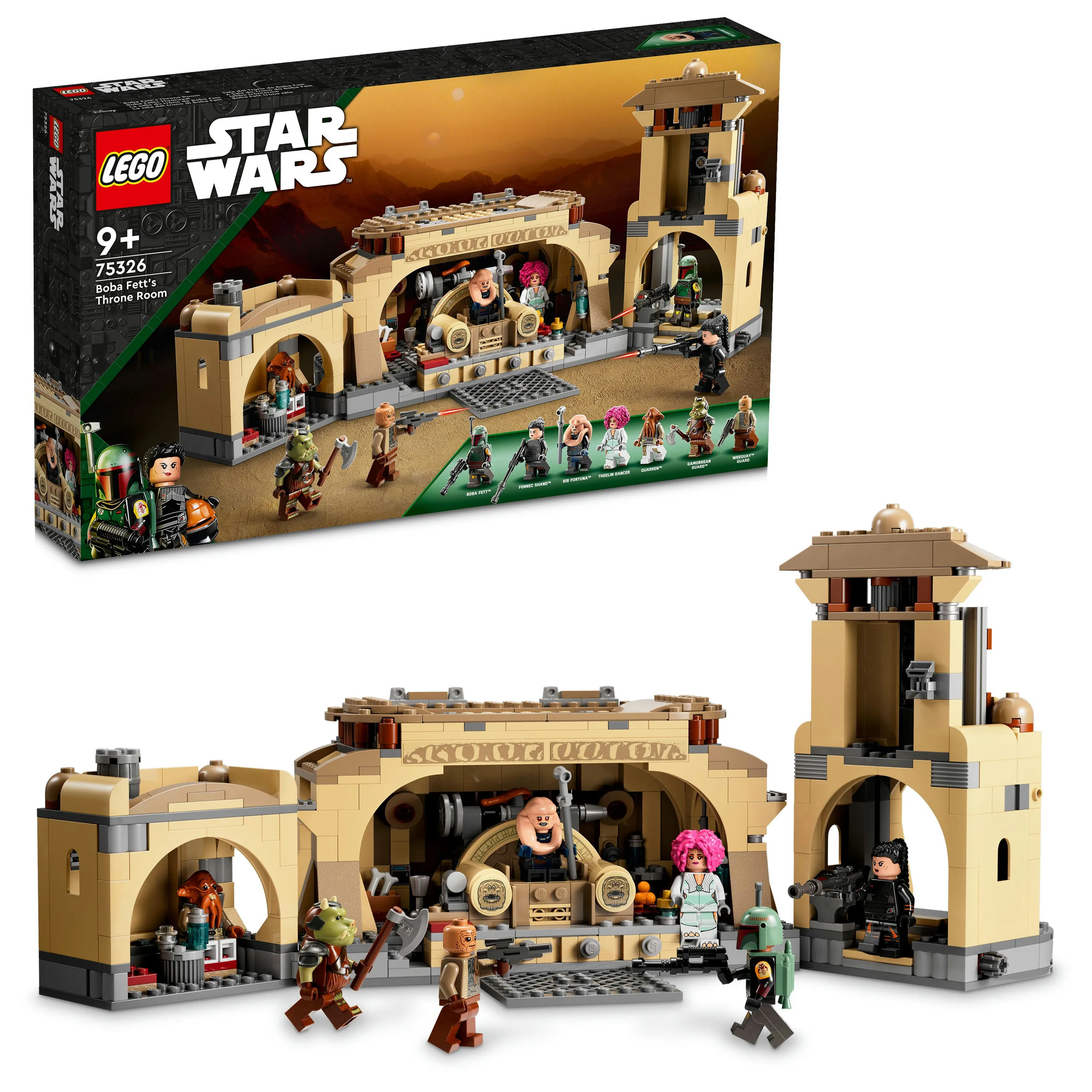 Lego Star Wars -Boba Fettin valtaistuinsali 75326