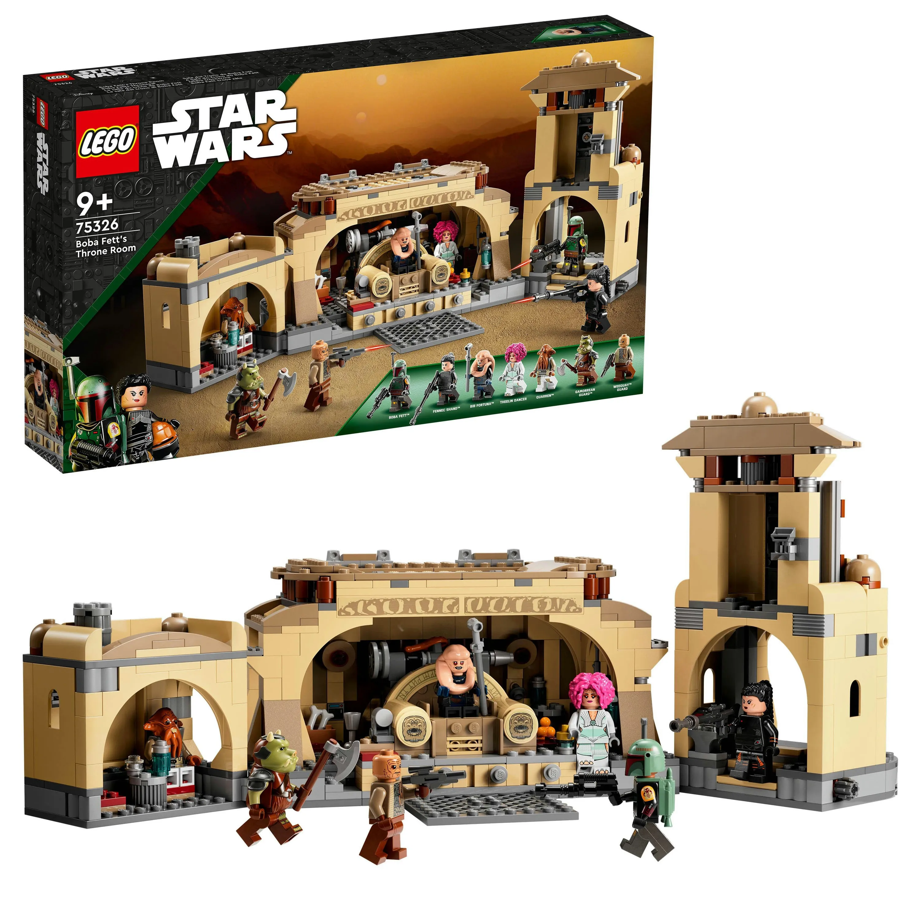Lego Star Wars -Boba Fettin valtaistuinsali 75326