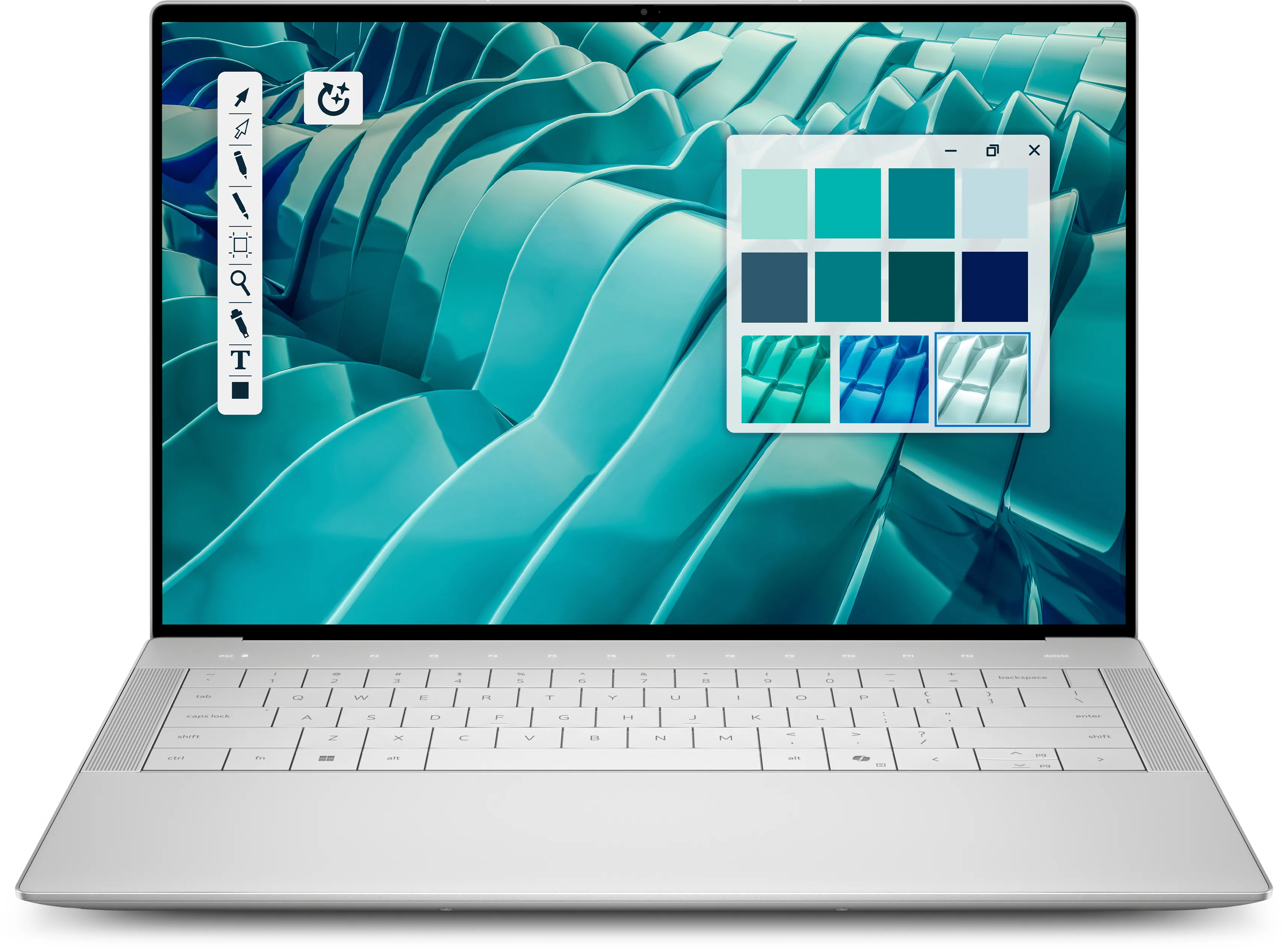 Dell 14 Premium DA14250 36,8 cm (14.5&quot;) 255H, 32 GB, 1 TB SSD, NVIDIA GeForce RTX 4050, Win 11 Pro - b&auml;rbar dator, Platina
