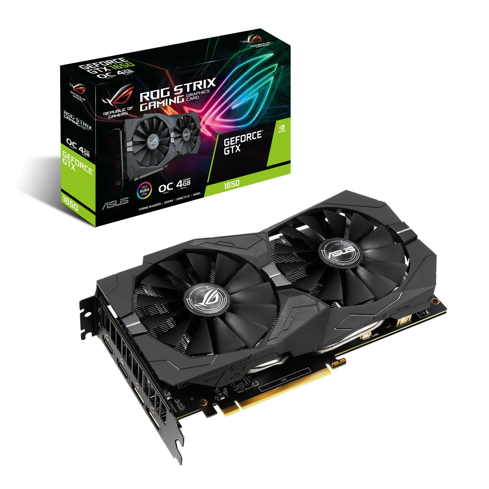 Asus GeForce GTX 1650 ROG Strix OC 4GB - Graphics card