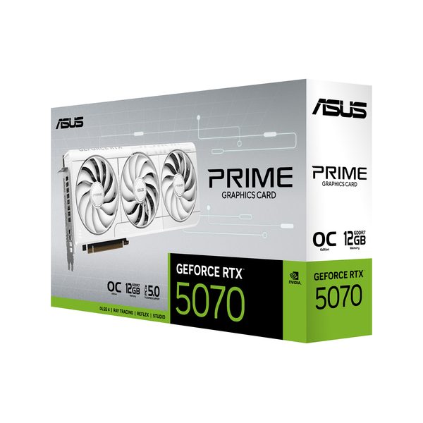 Asus GeForce RTX 5070 White OC Edition 12GB - Graphics card