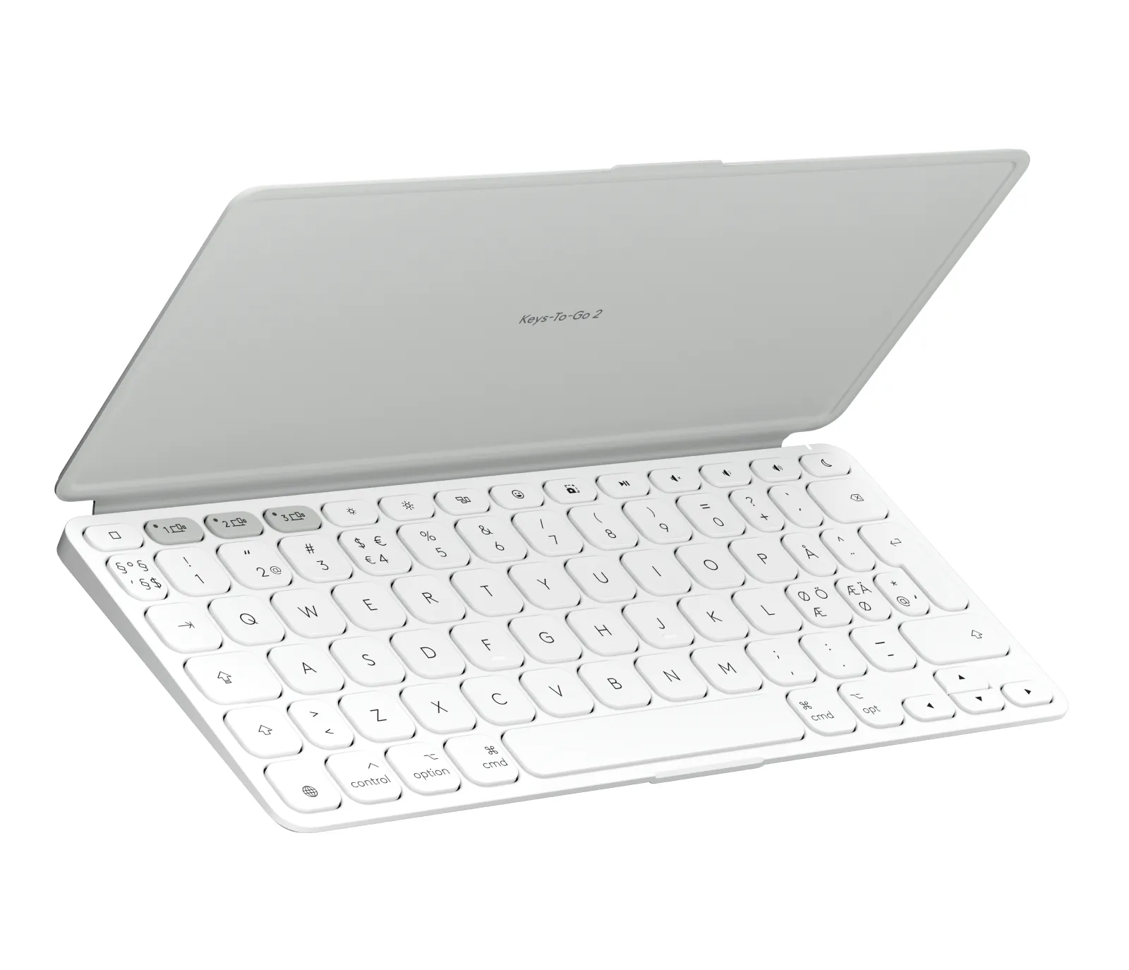 Logitech Keys-To-Go 2 Wireless Keyboard, Pale Grey