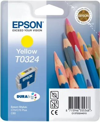 Epson ST C70/C80 keltainen mustepatruuna 16ml