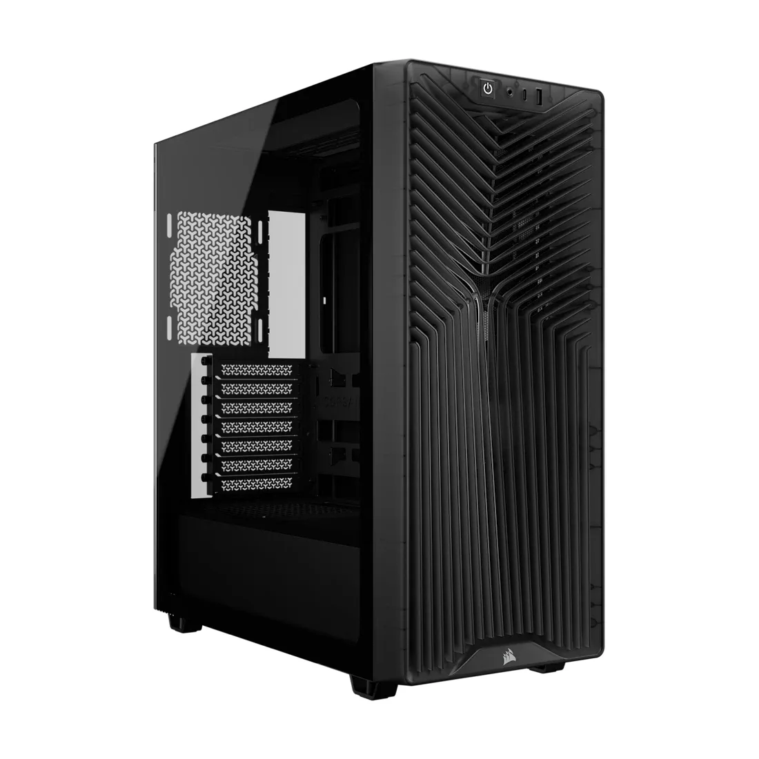 CORSAIR 3200D RS midi-tower chassi med f&ouml;nster, gr&aring;