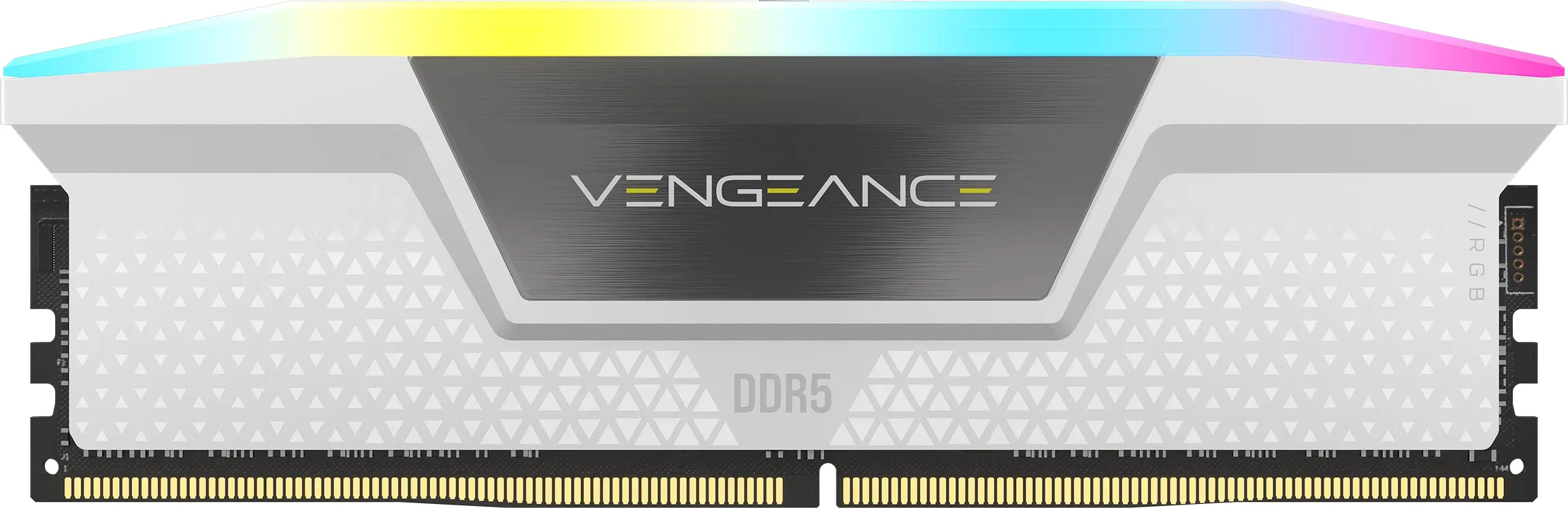 CORSAIR VENGEANCE RGB 32GB 2x16GB DDR5 6000MT/s CL30-36-36-76 1.40V Intel XMP &amp; AMD EXPO White