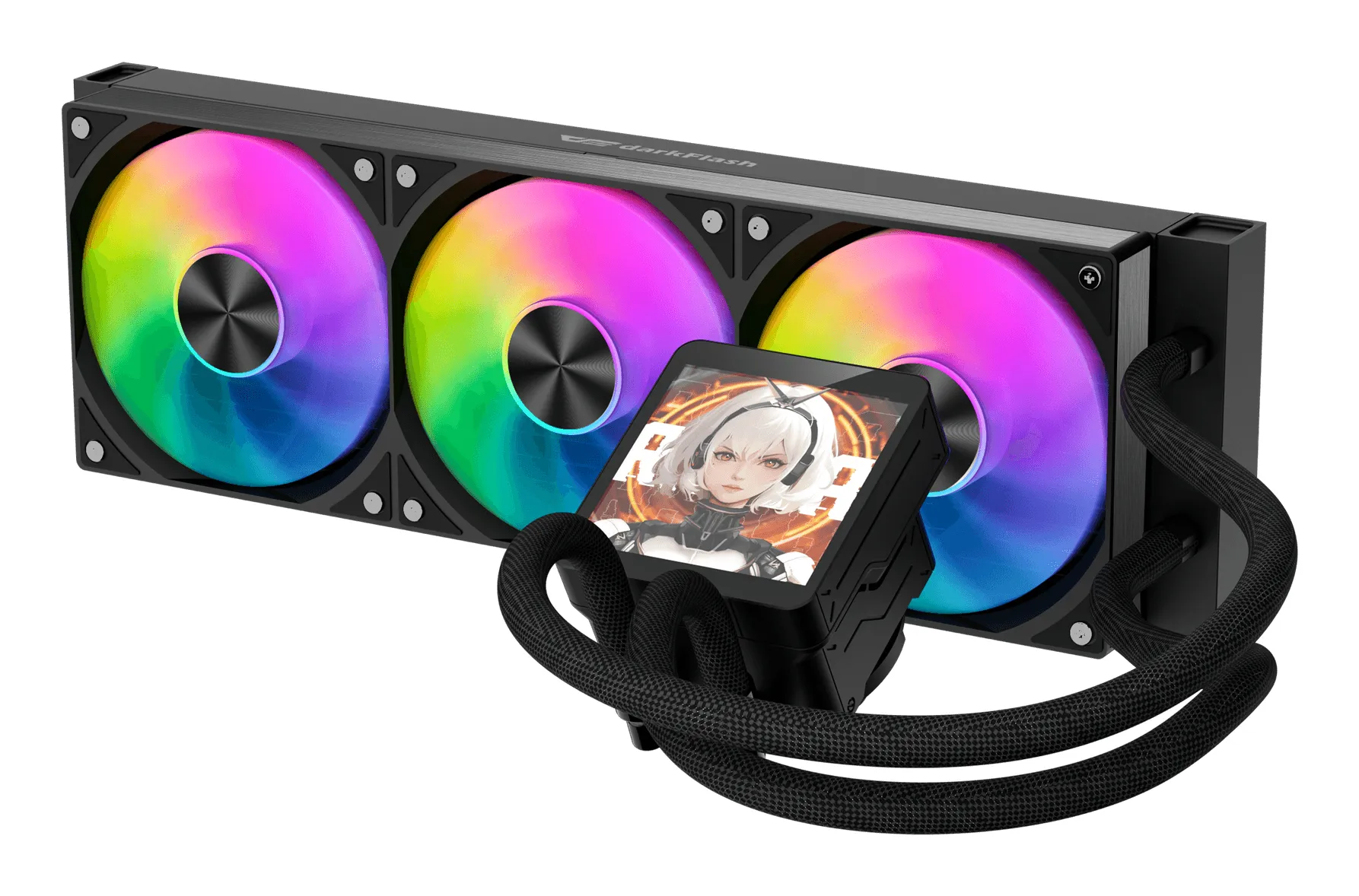 DARKFLASH DV360S MAX 360 mm Liquid CPU Cooler Black