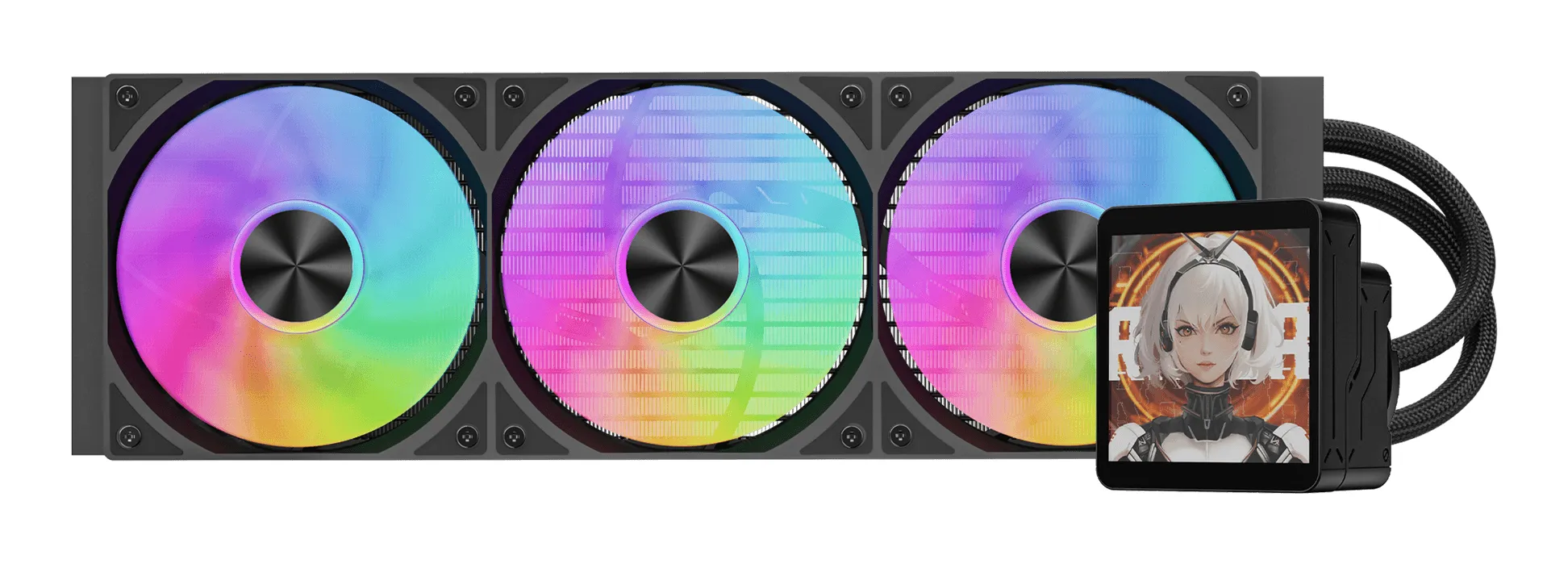 DARKFLASH DV360S MAX 360 mm Liquid CPU Cooler Black