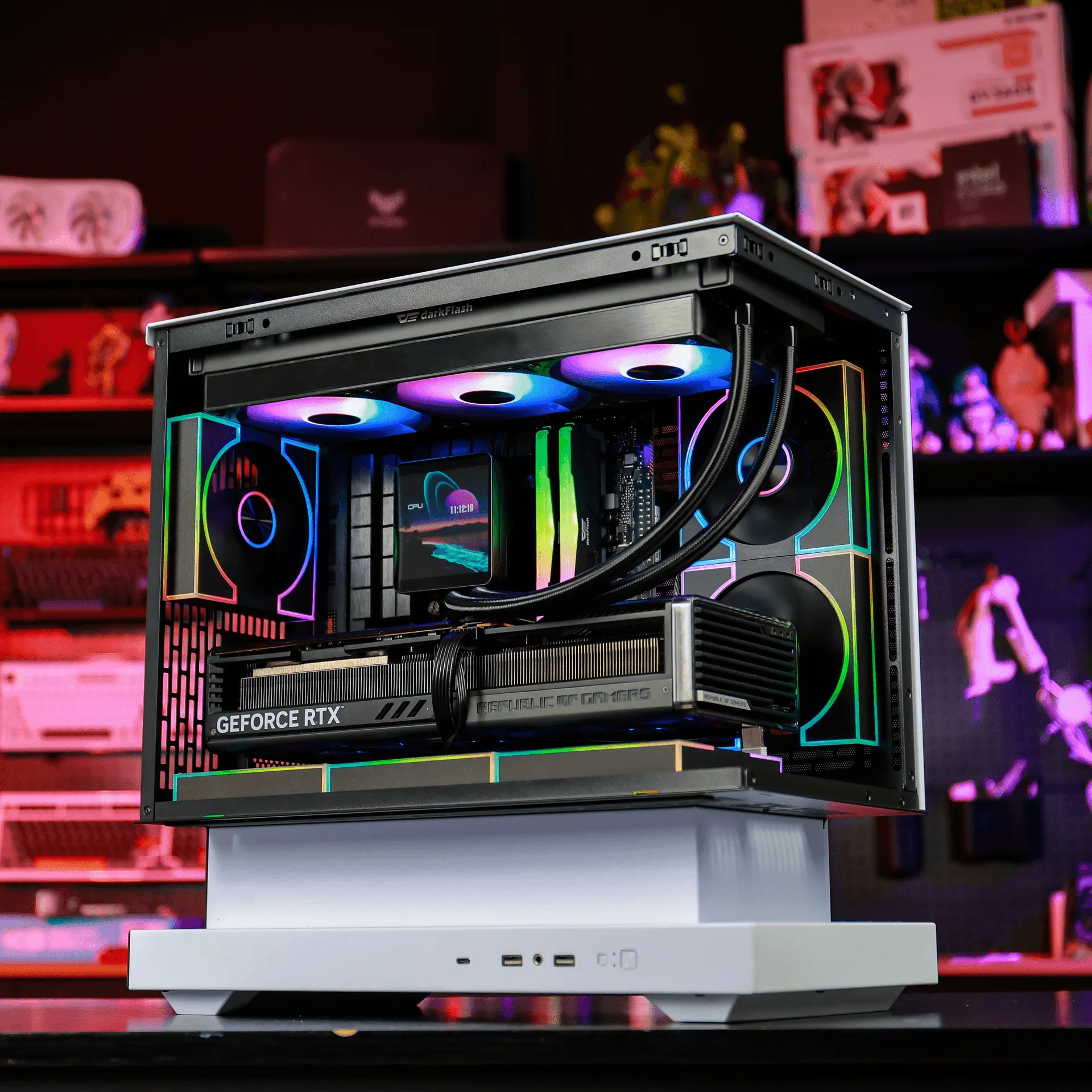 DARKFLASH DV360S MAX 360 mm Liquid CPU Cooler Black