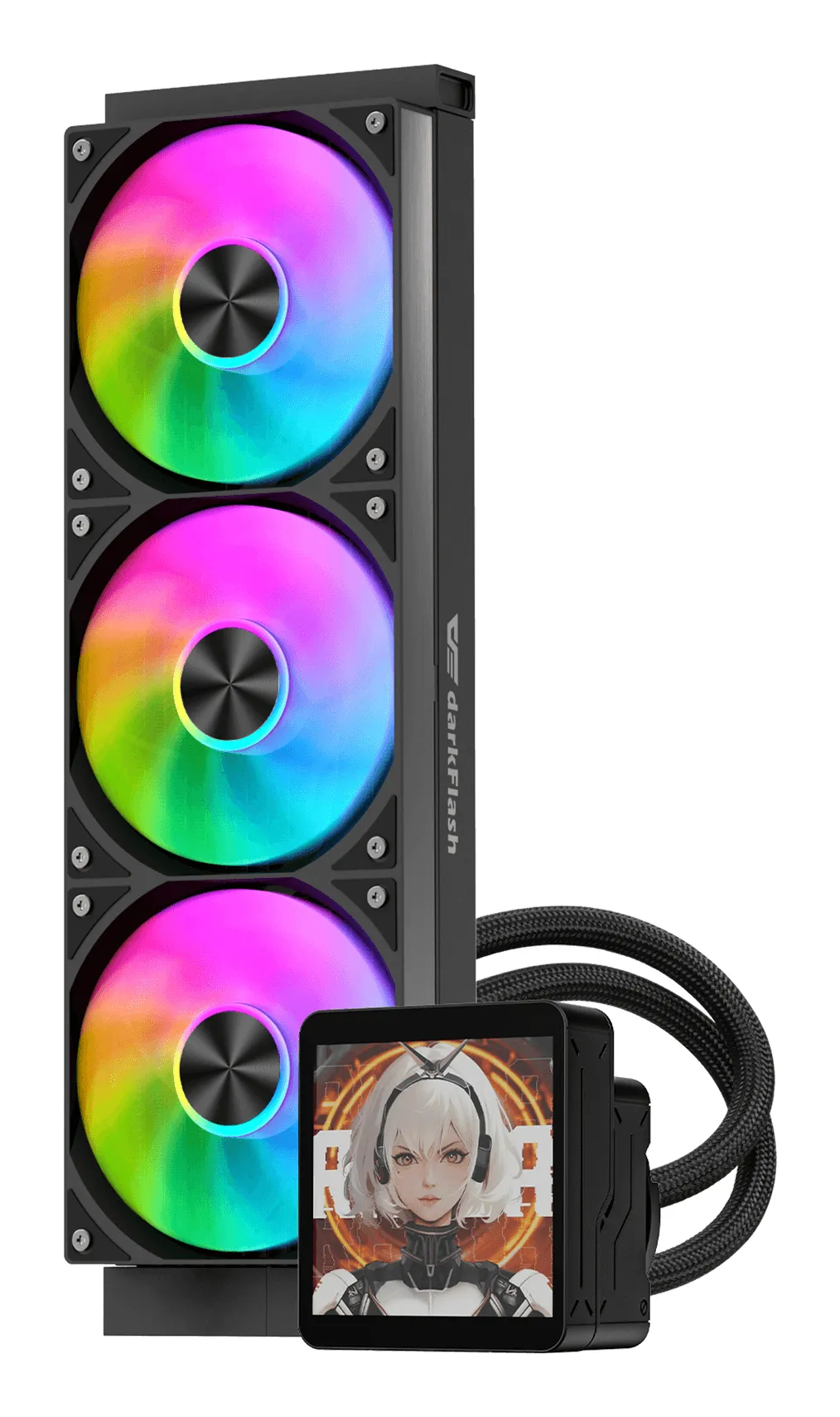 DARKFLASH DV360S MAX 360 mm Liquid CPU Cooler Black