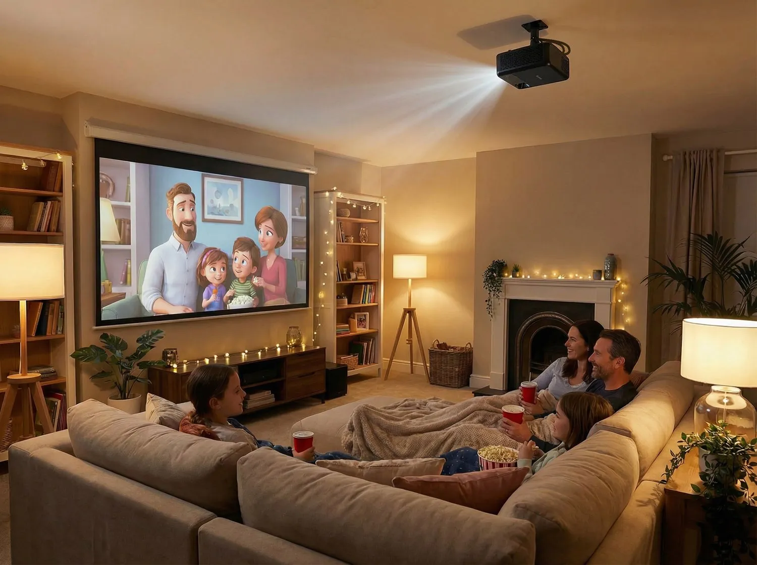 Optoma HZ41HDR Full HD 4400 ANSI lm Laser Projector, Black