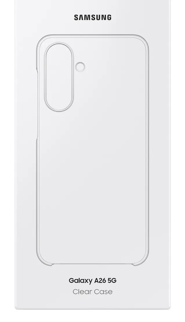 Samsung Galaxy A26 Clear Case -suojakuori, Läpinäkyvä