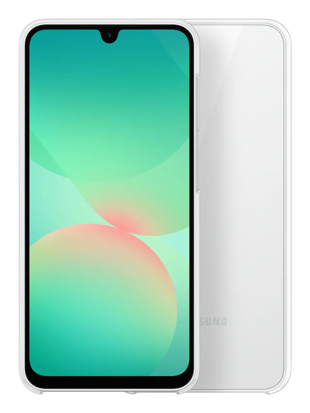 Samsung Galaxy A26 Clear Case -suojakuori, Läpinäkyvä