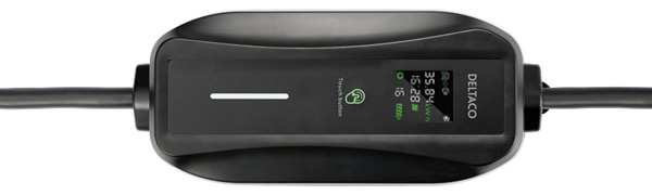 Deltaco E-Charge, cable Mode 2, 3-phase, CEE 16A - type 2, 8-16A, 6M