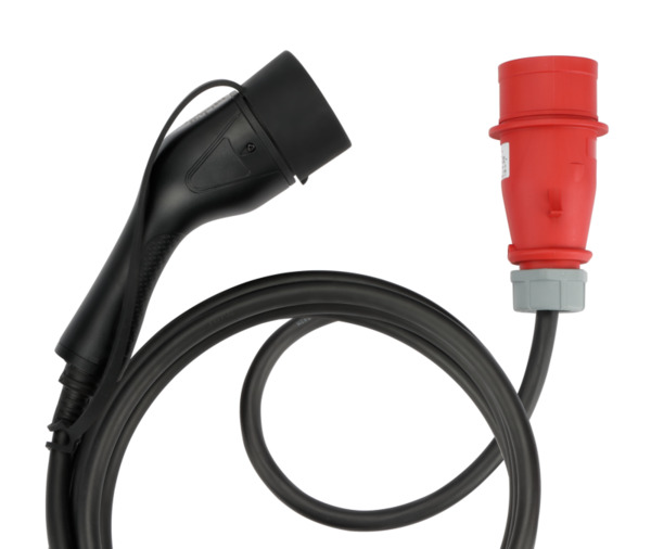 Deltaco E-Charge, cable Mode 2, 3-phase, CEE 16A - type 2, 8-16A, 6M